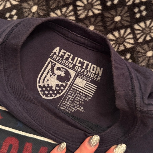 Affliction Freedom Defender Men’s T-Shirt - Picture 5 of 6
